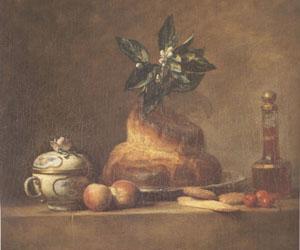 Jean Baptiste Simeon Chardin The Brioche (mk05) oil painting image